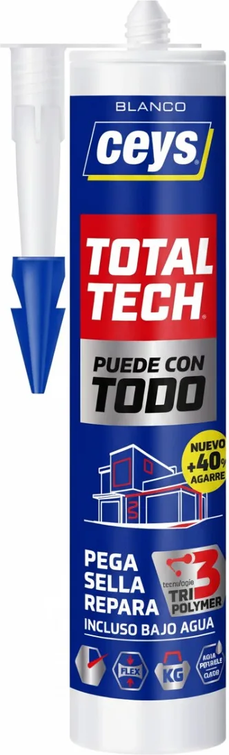 Masilla Ceys Total Tech Blanco 290 ml.