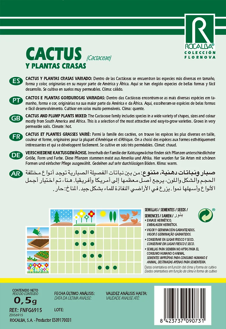 Semilla Cactus y Plantas Grasas Variado — foto 2