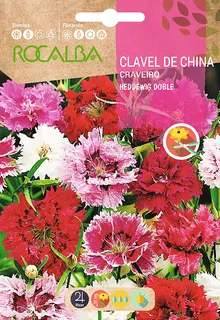 Semilla Clavel de China Heddewig Doble Variado