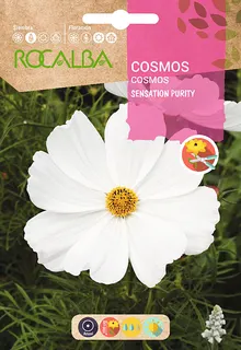 Semilla Cosmos Sensation Perity Blanco
