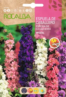 Semilla Espuela de Caballero Imp.anual,variado