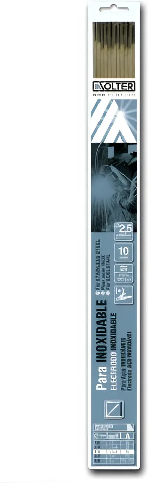 Blister Elec Inox 2.5 mm 10 Uni