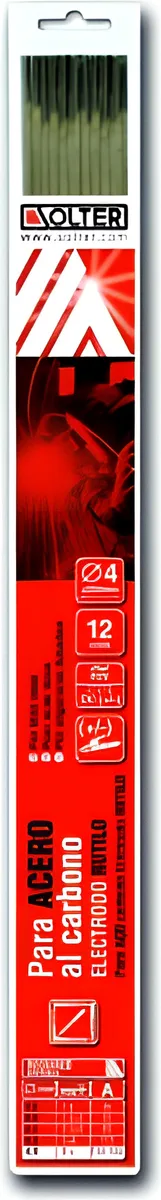 Blister Elec Rutilo 4mm 12 Uni