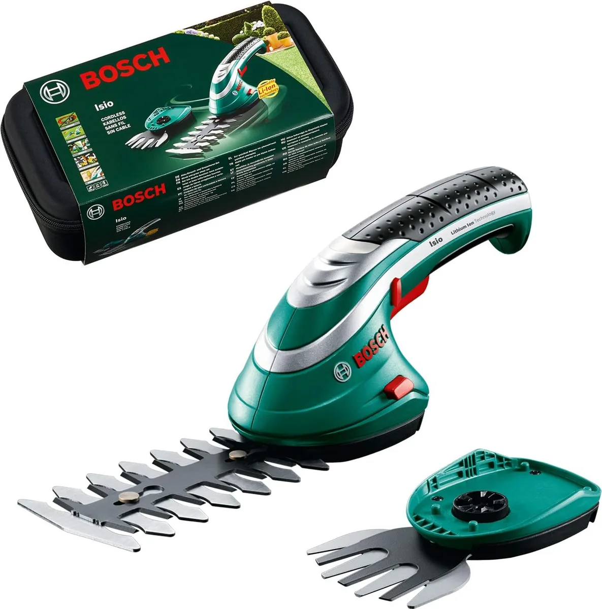 Tijeras Cortasetos y Cortacesped Bosch Isio