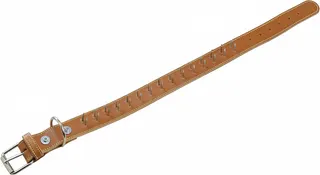 Collar Cuero/ Serraje Clavos 75 x 4 cm.