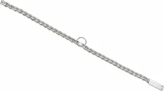 Collar Hierro Cromado Chapa 40 x 2 cm