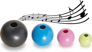 Pelota de Caucho/ Sonido 4 cm