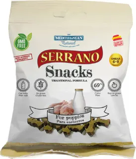 Snack Serrano Perros Especial Cachorros Bolsa 85 gr