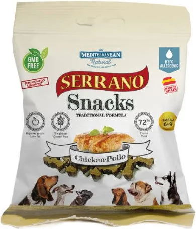 Snack Serrano Perros Pollo Bolsa 85 gr