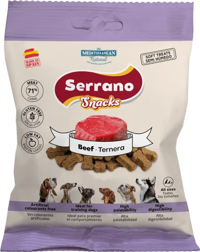 Snack Serrano Perros Ternera Bolsa 85 gr — foto 2