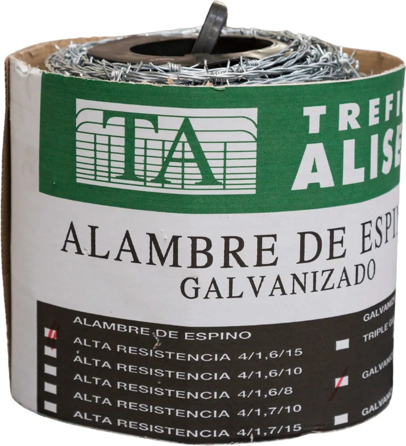 Alambre Espino Galvanizado 250 metros 1,6 mm — foto 2