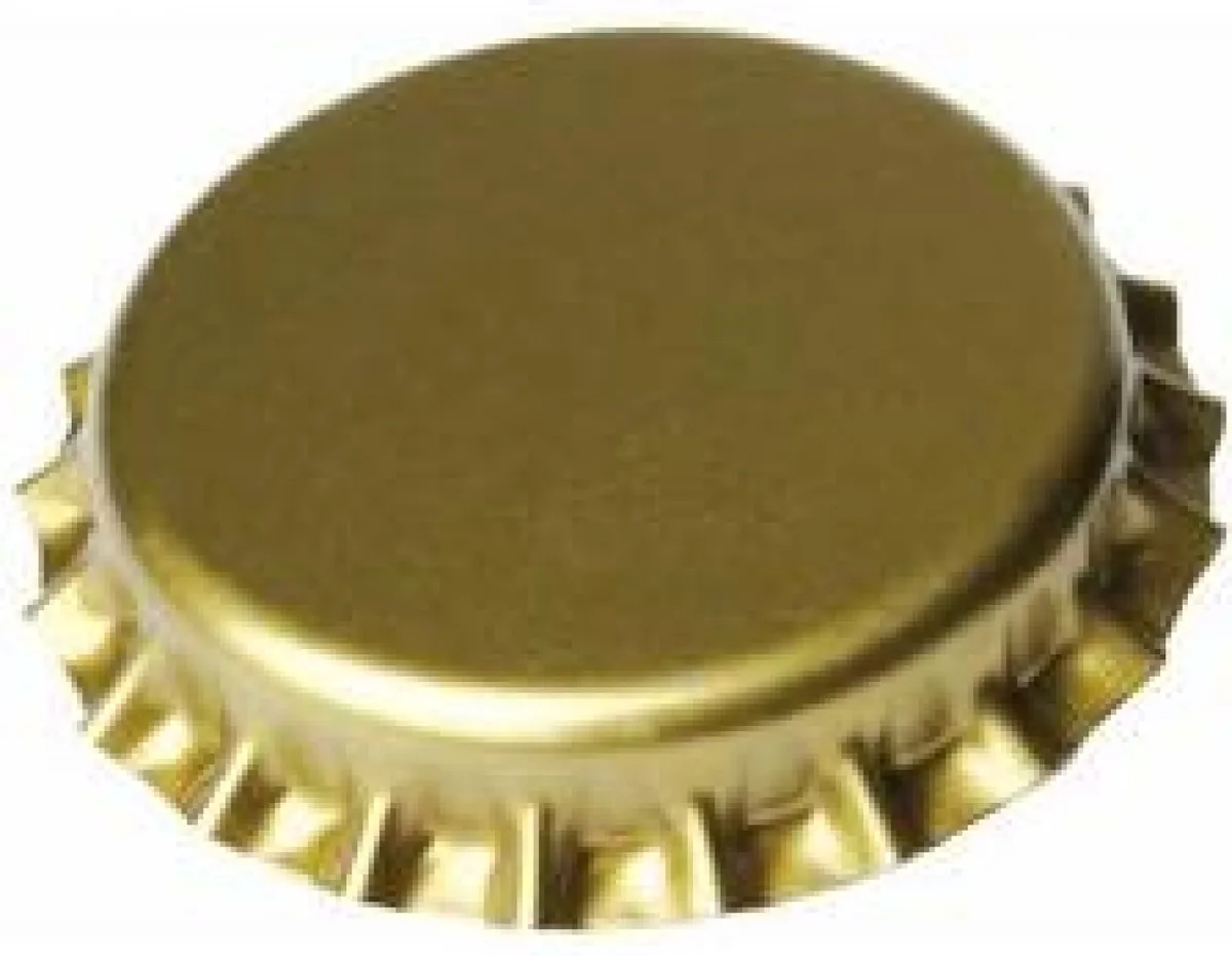Chapa Botella Color Oro 29 mm (100u)