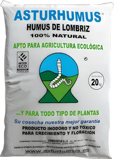 Humus de Lombriz Asturhumus 20 Kg