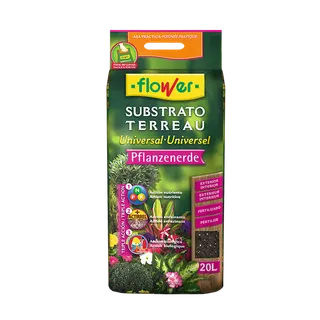 Sustrato Pflanzenerde Flower 20 litros