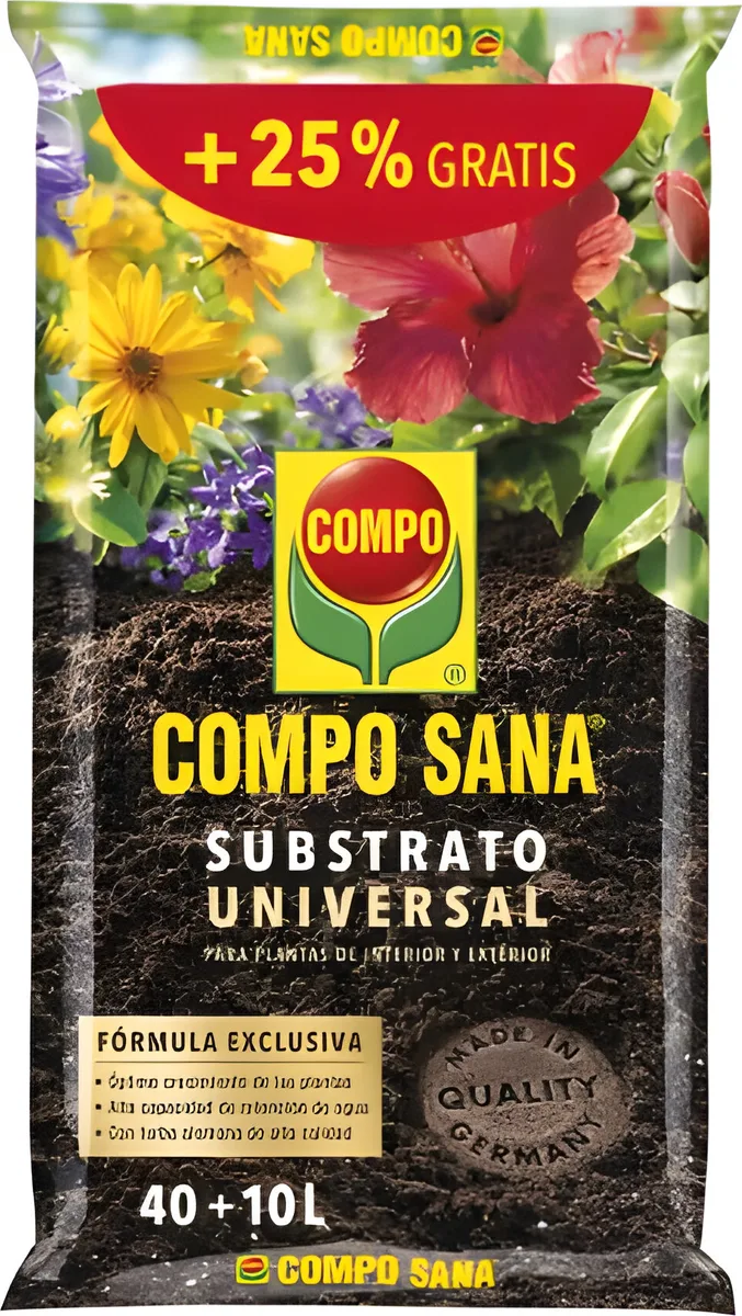 Sustrato Compo Sana 40+10 litros