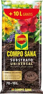 Sustrato Compo Sana 70 + 10 Litros