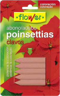 Flower Abono Clavos Poinsettias 5ud