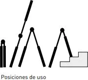 Escalera Telescopica de Tijera Extensible Hierro-aluminio 8 + 8 — foto 3