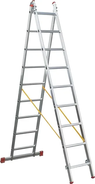 Escalera Transformable 2 Tramos 9 Peldaños