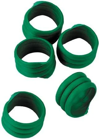 Marca Espiral Gallinas Verde 16mm 20ud