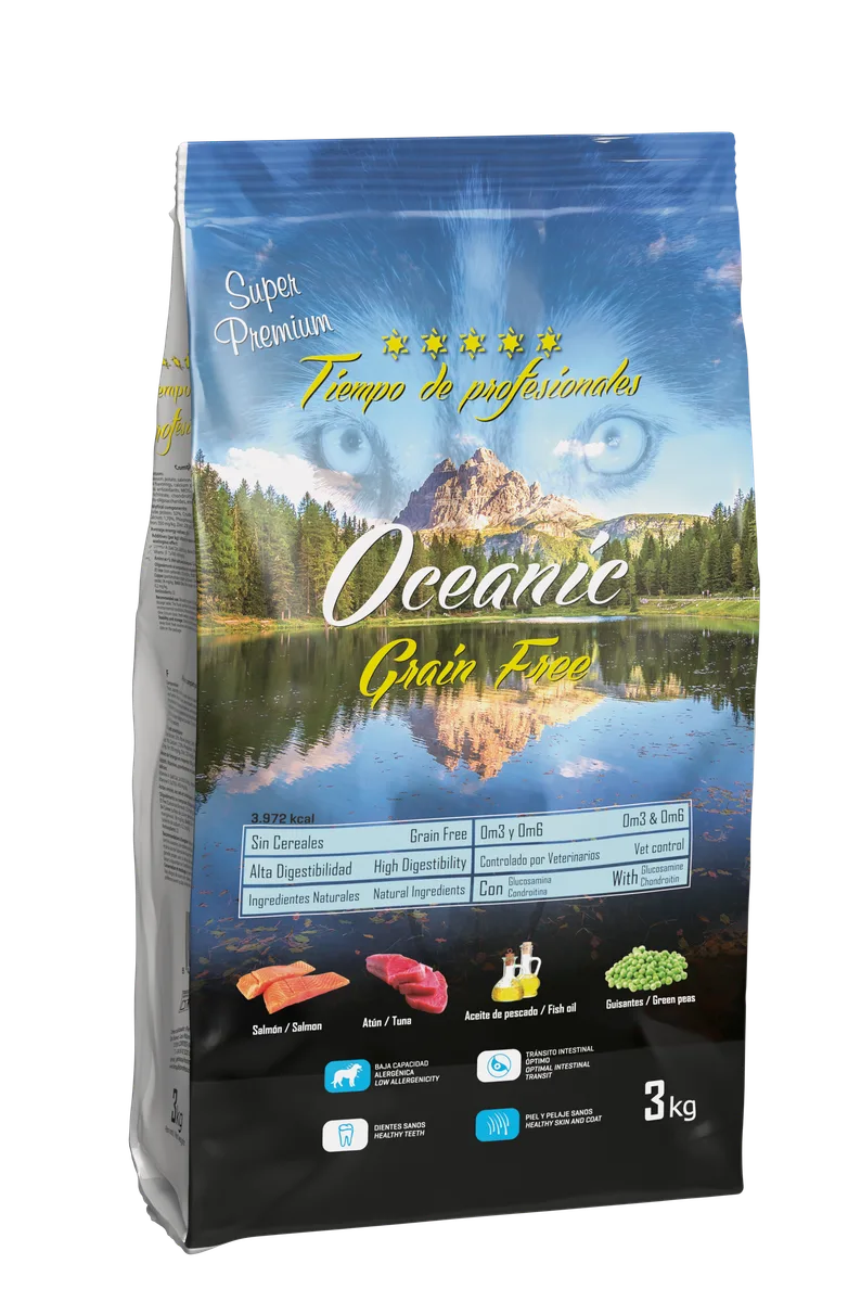 Pienso Perros Tiempo de Profesionales Oceanic Grain Free 15kg