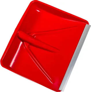 Pala Plastico Nieve 450x370 Roja Perfil aluminio