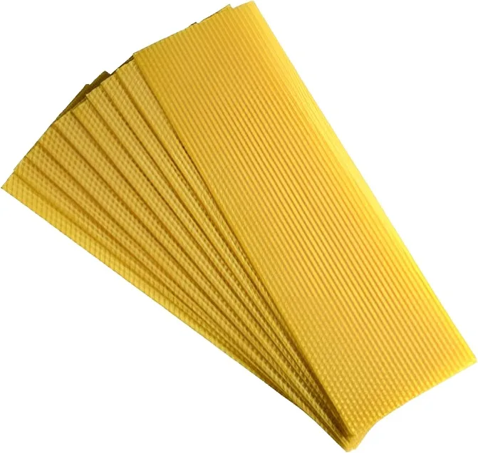 Laminas de Cera Media Alza 13x42 cm