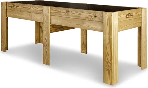 Mesa Cultivo Madera Gardenbrico Xxl80