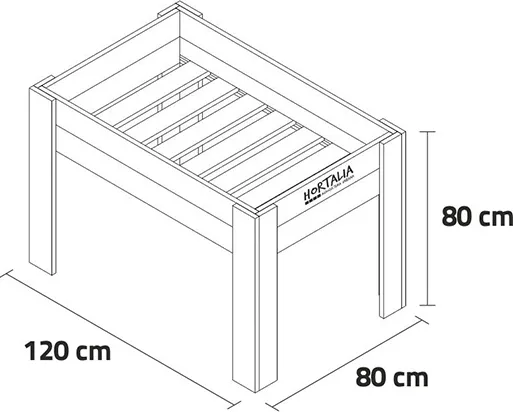 Mesa Cultivo Madera Gardenbrico L80 — foto 2