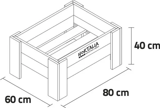 Mesa Cultivo Madera Gardenbrico M40 — foto 3