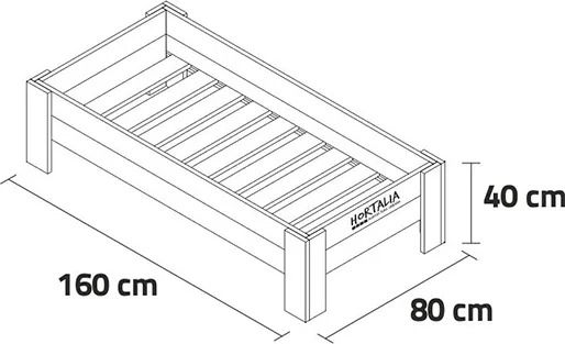 Mesa Cultivo Madera Gardenbrico XXl40 — foto 3
