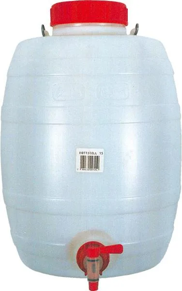 Bidon de Plastico con grifo - 10 Litros - Ø 23x32 cm