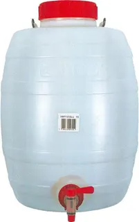 Bidon de Plastico con grifo - 10 Litros - Ø 23x32 cm