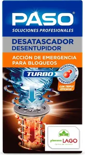 Paso Desatascador Turbo Monodosis 70gr