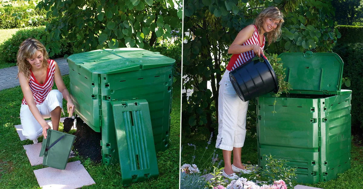 Compostadora Thermo King 900 litros Verde — foto 2