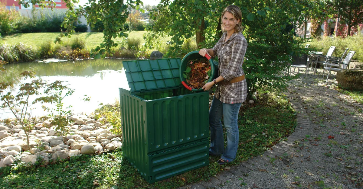 Compostadora Eco King 600 l Verde — foto 2
