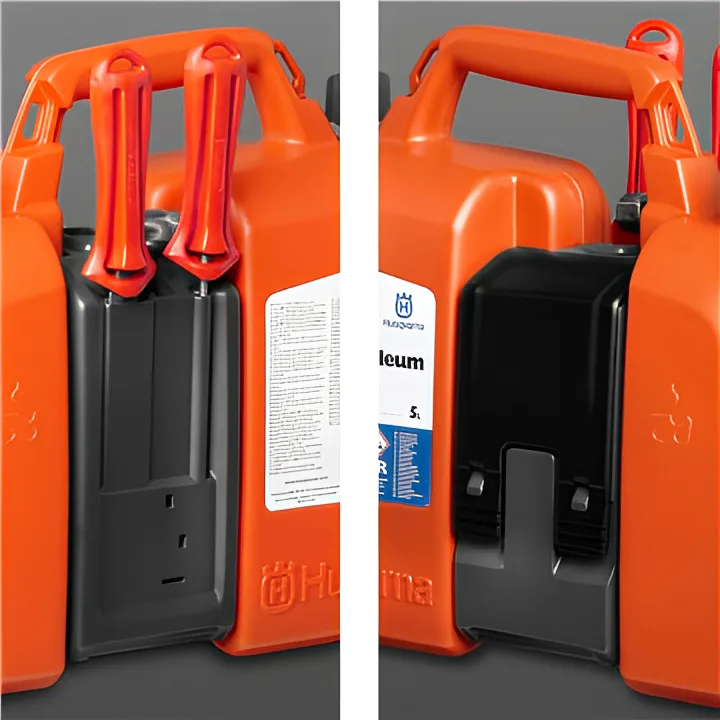 Bidon Combustible Combi Can Husqvarna Antiderrame 5 litros + 2,5 litros — foto 4