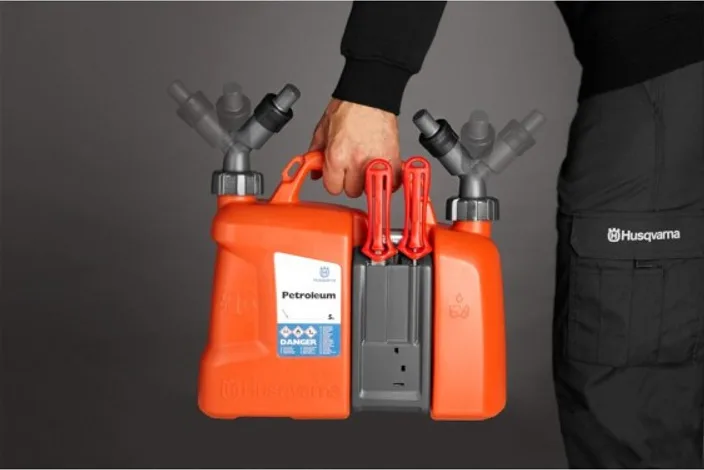 Bidon Combustible Combi Can Husqvarna Antiderrame 5 litros + 2,5 litros — foto 6