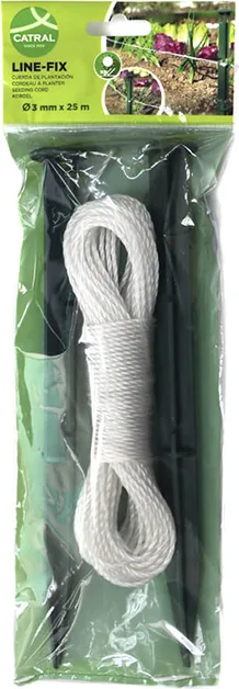 Kit 2 Piquetas Mas Cuerda Plantacion 25mt 3mm — foto 2