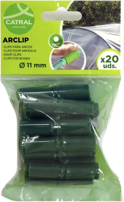 Pack 20 Clips para Arcos 11mm Diametro