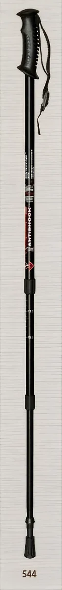 Baston Trekking aluminio Extensible Negro — foto 2