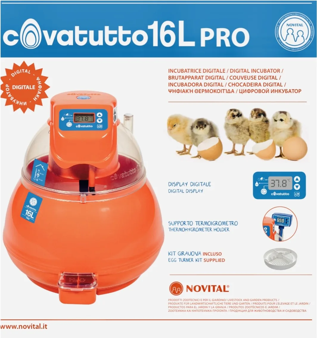 Incubadora Automatica Covatutto 16 Digital Pro — foto 3