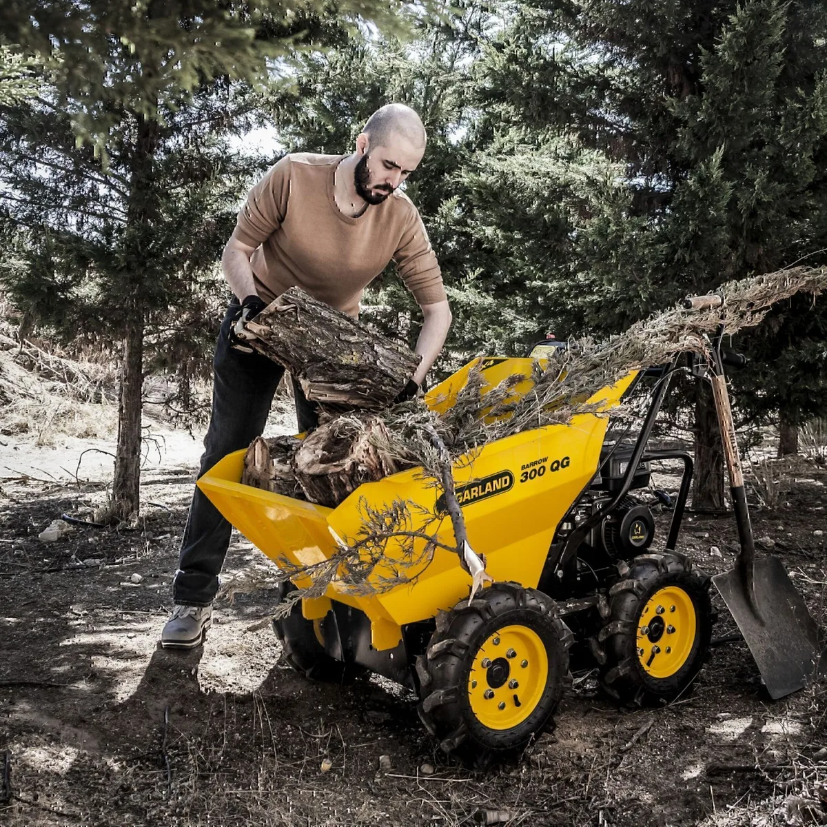 Carretilla Motor Gasolina Garland 4x4 Barrow 400qg-v25 — foto 6