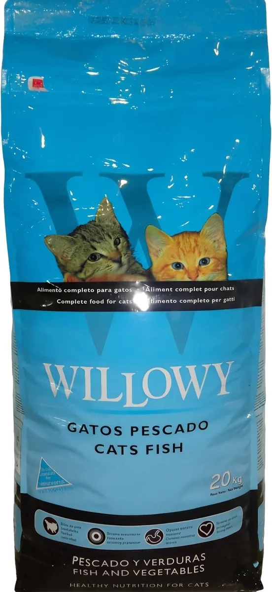 Pienso Willowy Gatos Pescado 4kg