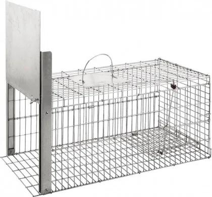 Cesto de Gatos Plegable Galvanizado