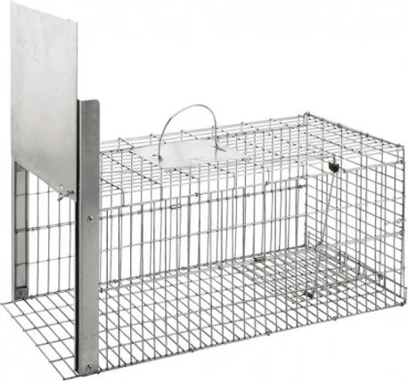 Cesto de Gatos Plegable Galvanizado — foto principal