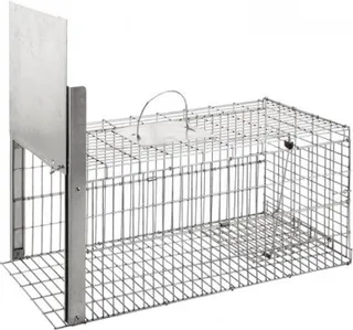 Cesto de Gatos Plegable Galvanizado