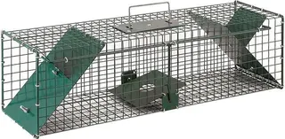 Jaula Ratas de 2 Puertas Oblicuas