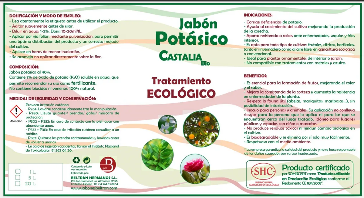 Jabon Potasico Bio 250ml — foto 2