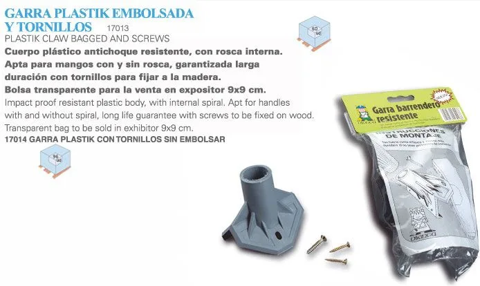 Garra Plastik con Tornillos — foto 2